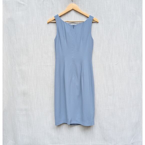 NWT Weekend MaxMara Lamella Light Blue Sleeveless Mini Short Dress, size 2 - Picture 2 of 10